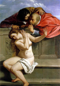 Susanna and the Elders by Gentileschi for speaking out post