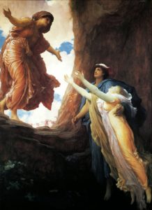 The Return of Persephone (1891), oil on canvas, by Frederic Leighton for Depression post