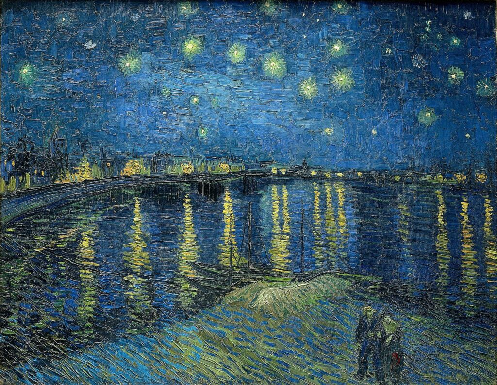 Starry Night Over the Rhône (1888) by Vincent van Gogh 