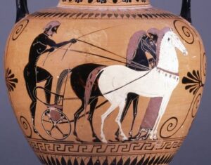 In Plato’s allegory of the Chariot, Reason (the charioteer) must control the white horse (boldness) and the dark horse (desire) for Emotion blog post